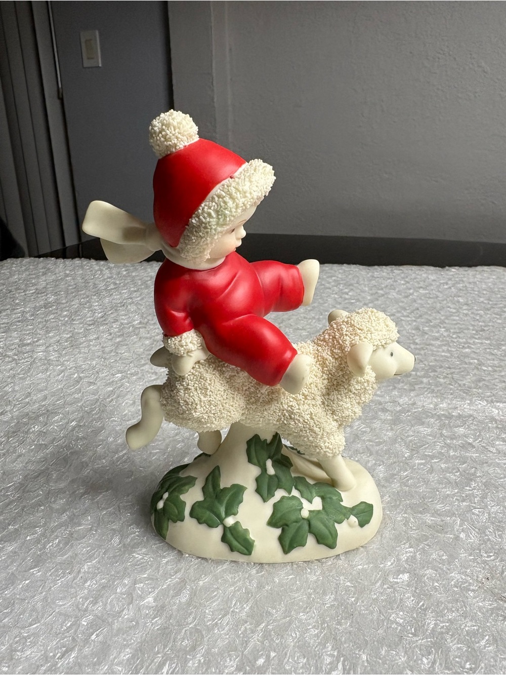 Department 56 Snowbabies titled "kick up your heels” figurine